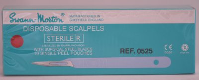 Swann Morton E/11 Sterile Disposable Scalpels 0525