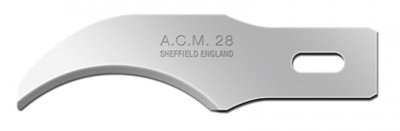 Swann Morton ACM No 28 Blade. Product No 9148 ( 5 carded )  or  9328 ( 50 Box )