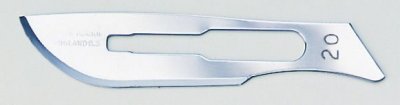 No 20 Sterile Carbon Steel Scalpel Blade Swann Morton Product No 0206