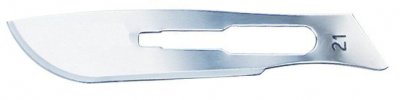 No 21 Sterile Carbon Steel Scalpel Blade Swann Morton Product No 0207