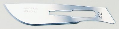 No 22 Sterile Carbon Steel Scalpel Blade Swann Morton Product No 0208
