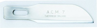 Swann Morton ACM No 7 Blade. Product No 9127 ( 5 carded ) or 9327 ( 50 Box )