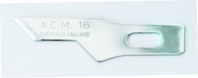 Swann Morton ACM No 16 Blade. Product No 9136 ( 5 carded ) or 9316 ( 50 Box )