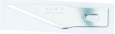 Swann Morton ACM No 2 Blade. Product No 9122 ( 5 carded ) or 9322 ( 50 Box )