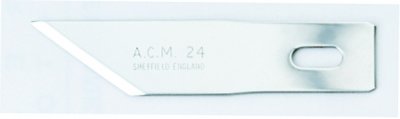 Swann Morton ACM No 24 Blade. Product No 9144 ( 5 carded ) or 9311 ( 50 Box )