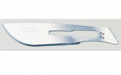 No 22 Sterile Stainless Steel Scalpel Blade Swann Morton Product No 0308 *