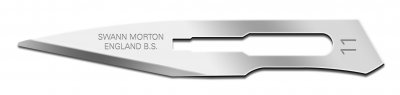 No 11 Non Sterile Carbon Steel Scalpel Blade Swann Morton Product No 0103 or 3003