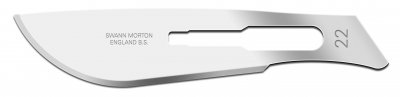 Box of 100 Swann Morton No 22 Single Peel Pack Surgical Scalpel Blade 3008 CLR