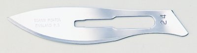 No 24 Non Sterile Carbon Steel Scalpel Blade Swann Morton Product No 0111 *