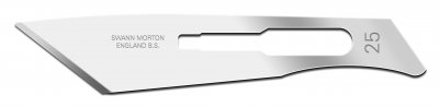 No 25 Non Sterile Carbon Steel Scalpel Blade Swann Morton Product No 0112 *