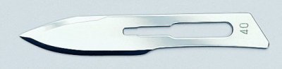 No 40 Sterile Carbon Steel Scalpel Blade Swann Morton Product No 0240