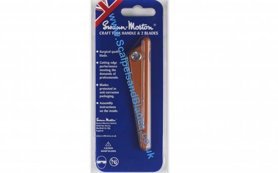 Craft Tool Plastic Handle Carded Swann Morton Product No 1231 or 1235