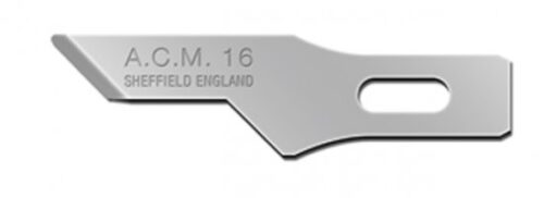 Swann Morton ACM No 16 Blade. Product No 9136 ( 5 carded ) or 9316 ( 50 Box )