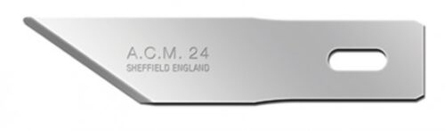 Swann Morton ACM No 24 Blade. Product No 9144 ( 5 carded ) or 9311 ( 50 Box )